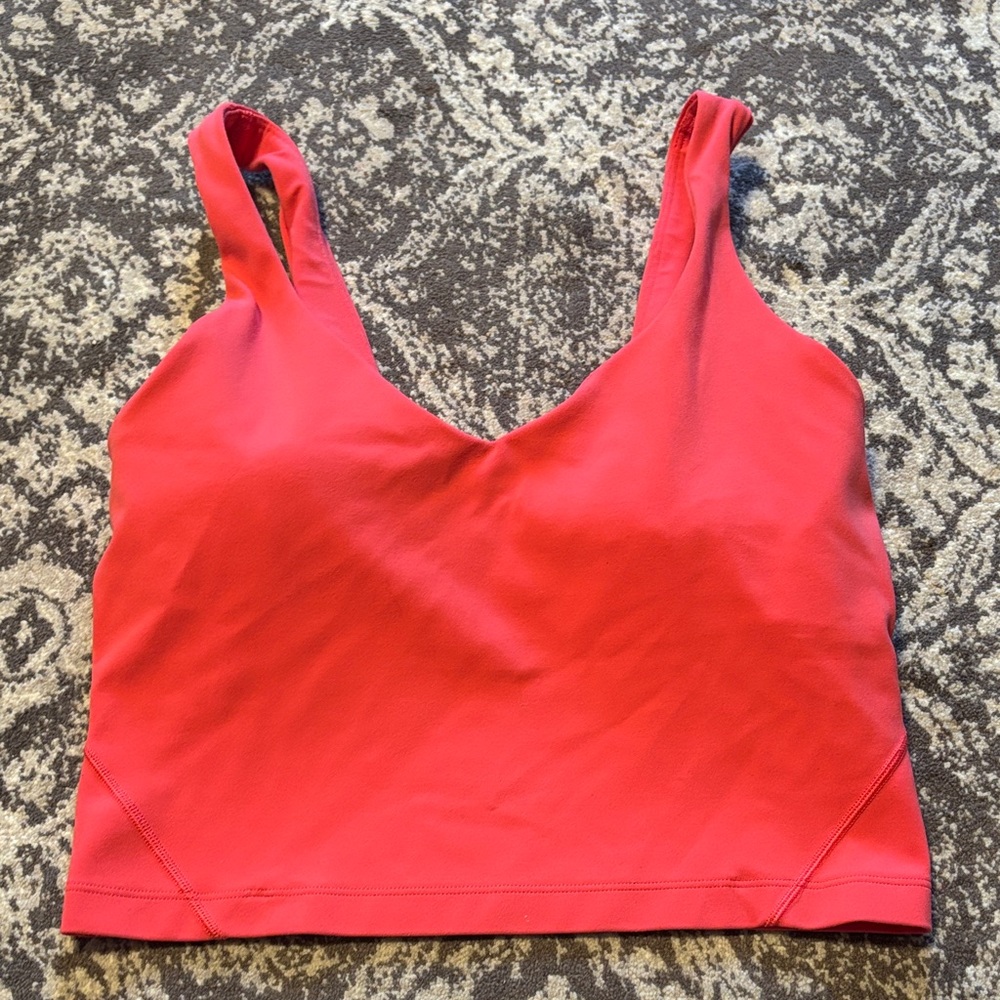 Lululemon Athletica Vibrant Pink Align Top
